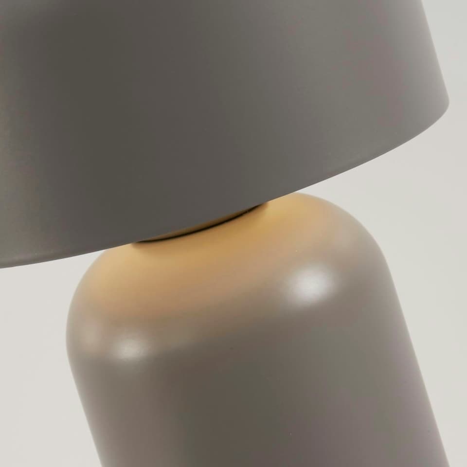 image 1 of RECHARGBLE USB MATT GREY LED LAMP