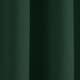 image 3 of Vogue Dark Green Curtains 66 x 90 inch (168 x 229 cm) Room Darkening Eyelet Thermal Noise Reducing Curtains for Bedroom and Living Room