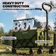 image 5 of Outsunny 60L Festival Trolley on Wheels, Collapsible Wagon Cart | Green | Army Green | 71 x 45 x 86 cm