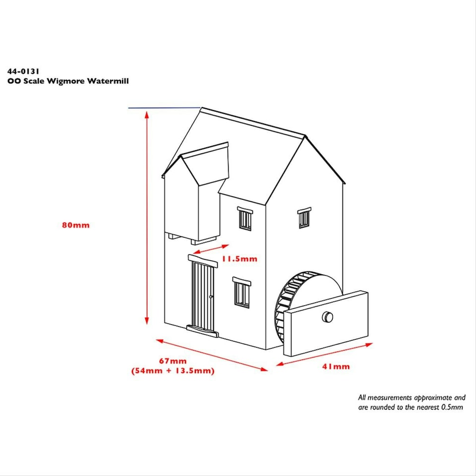 image 1 of Bachmann Scenecraft Wigmore Watermill (Pre-Built)