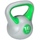 image 1 of SPORTNOW 16kg Kettle Bell with Handle for Home Gym, Green and Grey | Green | Green