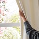 image 5 of Furn Soft Chenille Blackout Eyelet Curtain Pair, 168cm width x 183cm drop | Cream | Ecru | 1