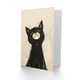 image 2 of Retro Cartoon Cute Smiling Kitty Lover Arty Birthday Card