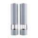 image 1 of Cooks Professional Electric Salt & Pepper Mill - Stainless Steel Automatic Grinder - Grey