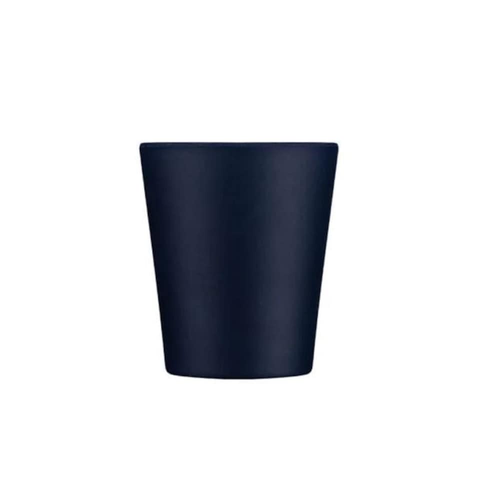 image 1 of Ecoffee Cup 8oz 240ml Reusable Eco-Friendly 100% Plant Based Coffee Cup with Silicone Lid & Sleeve - Melamine Free Travel Mug N/A | Dark Energy