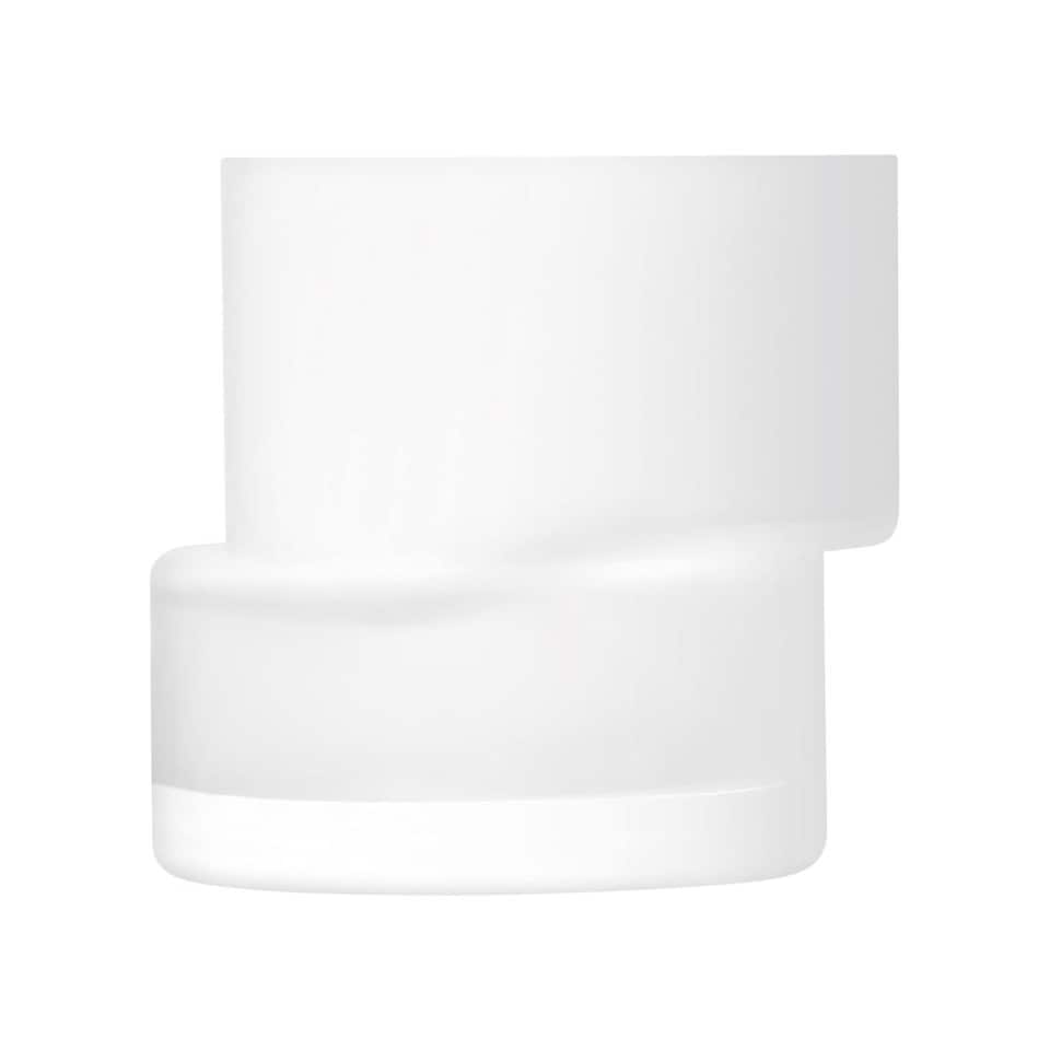 image 1 of LSA Chalk White Tier Lantern Vase 13.5cm