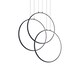 image 1 of Frame LED Decorative Integrated Pendant Light Black, 3000K