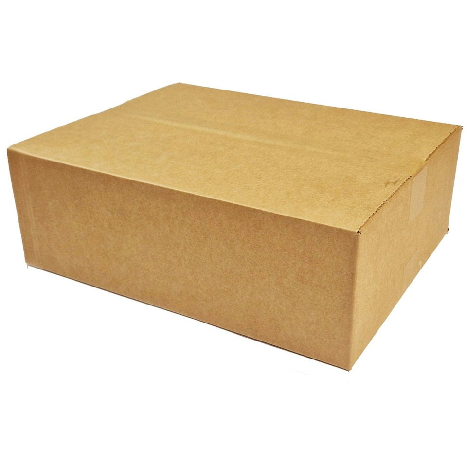 image 1 of 20 x 350x250x160mm Corrugated Postal Parcel Packing Shipping Royal Mail Boxes Brown