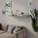 image 2 of Floating Wooden Wall Shelves - 90x23.5cm | Grey | Grey & Set of 3 | 3