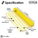 image 3 of Heavy Duty Yellow Safety Barrier Mesh Fencing 1mtr x 50mtr | Yellow | 1