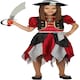 image 1 of Fancy Dress Child Pirate Black Red - 5-6 Years