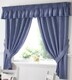 image 3 of Gingham Kitchen Curtain Pelmet Blue - 353 cm x 25cm
