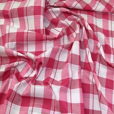 Pink Cotton Shirting Fabric for Dressmaking, 140cm / 55" Wide - per metre