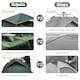 image 3 of Waterproof & Windproof Backpacking Green Tent for 1-2 People