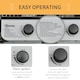 image 4 of Outsunny Propane Gas Barbecue Grill 2 Burner Cooking BBQ 5.6 kW w/ Side Shelves