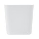 image 4 of Wham Studio 5 x 720ml Square Plastic Storage Baskets White