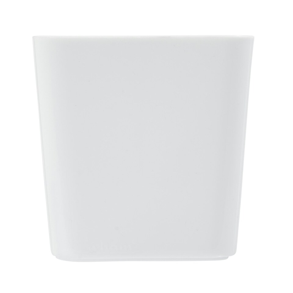image 1 of Wham Studio 5 x 720ml Square Plastic Storage Baskets White