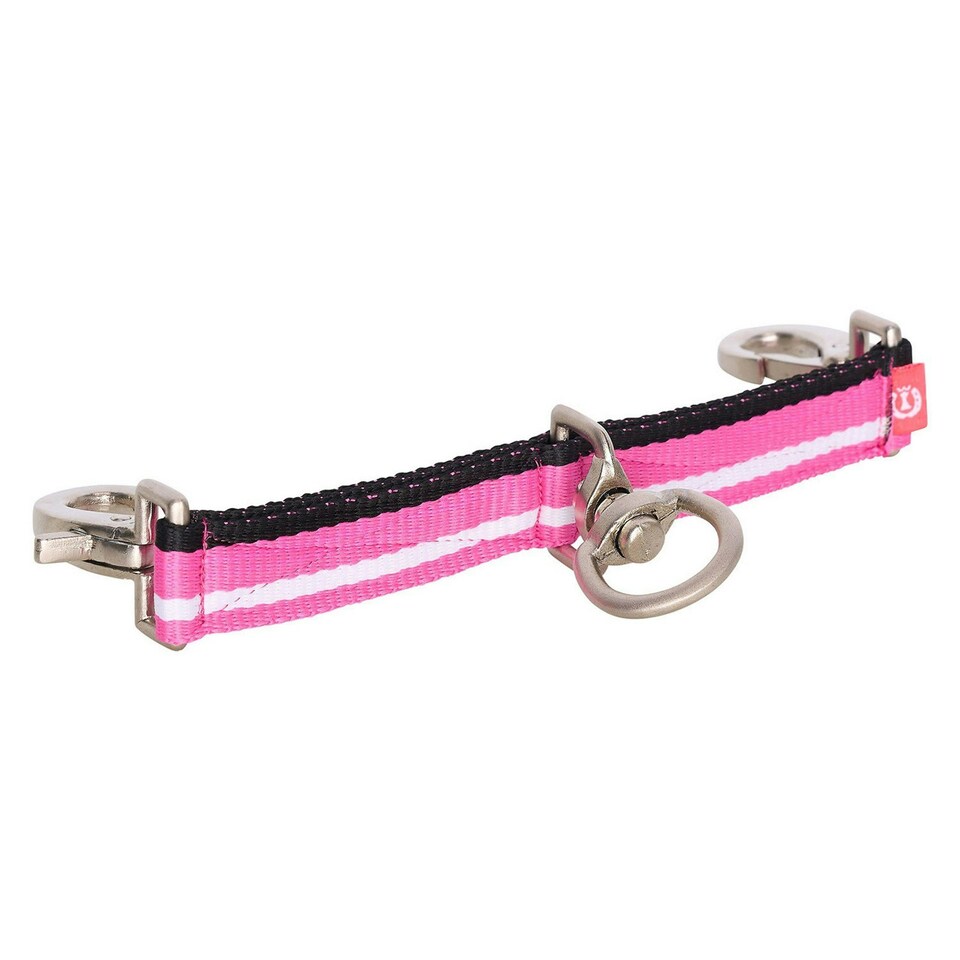 Imperial Riding Nylon Horse Lunging Bit Strap - Neon Pink - One Size