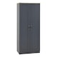 image 5 of Portland 2 Door Wardrobe - L53.5 x W80 x H187.5 cm - White/Oak Effect | White