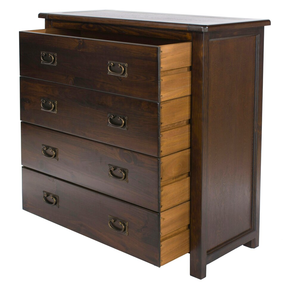 image 1 of Boston, 4 Drawer Chest Brown