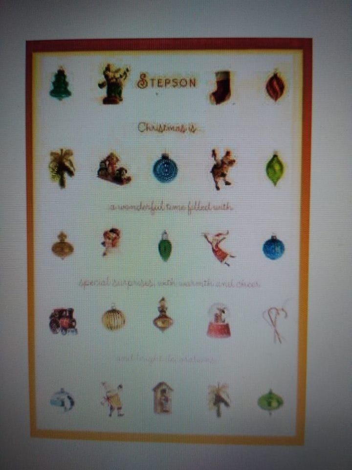 image 1 of Stepson at Christmas, Christmas Card