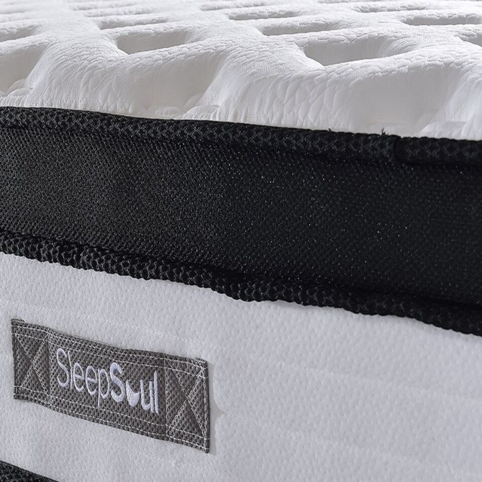 image 1 of SleepSoul Cloud 800 Pocket Memory Pillow Top Mattress White | Double