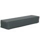image 6 of Outsunny 200x73x35cm Rectangular Furniture Cover for Rattan Lounge UV Protection Grey