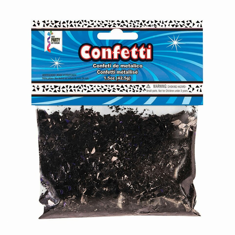 Bristol Novelty Confetti - Black - One Size