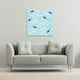 image 2 of Waves & Fish (Canvas Print) 61 x 61 x 4cm