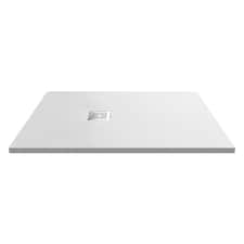Balterley Premium Slimline Rectangular Shower Tray | White | White Slate | 1