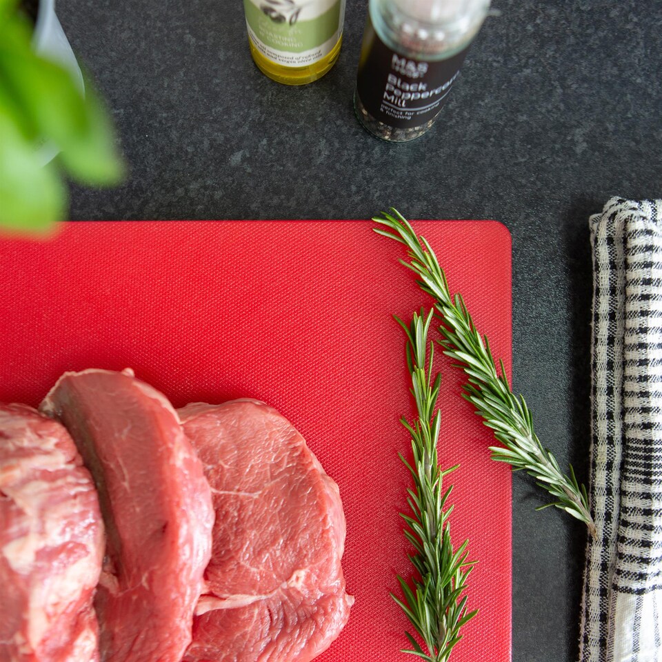 image 1 of Argon Tableware Plastic Chopping Board - 45cm x 30cm - Red | Red | Red