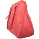 image 3 of London Leathergoods Womens Large Premium Soft Leather Travel / Work Hand Bag / Shoulder Bag | Red | Red