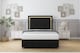 image 1 of Sloomy Boston Gold Black Plush Divan Bed With Mattress 4 Drawers With 26" Strutted Headboard & 12" Matching Footboard 6' Super King | Black | Black | Super King | 1