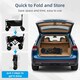 image 7 of Foldable Wagon Cart with Adjustable Handle for Camping Shopping