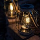 image 2 of ValueLights 2 pack of Solar powered Lantern cage with Hemp Rope Handle