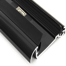 Exitex Macclex 15/56 Aluminium Door Threshold Draught Excluder Cill for 56mm Doors, 914mm | Black