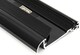 image 1 of Exitex Macclex 15/56 Aluminium Door Threshold Draught Excluder Cill for 56mm Doors, 914mm | Black