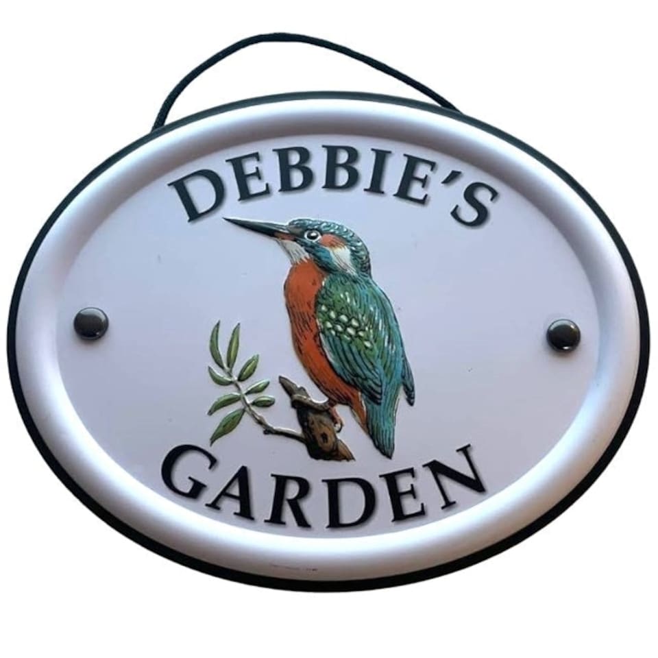 Decorative Bird Garden Sign - Debbie