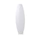 image 1 of ValueLights Isla White Paper Column Metal Base Floor Lamp | White