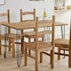 image 1 of Core Products Augusta Industrial Pine Rectangular Dining Table H76.0cm x W118.0cm x D75.0cm Brown