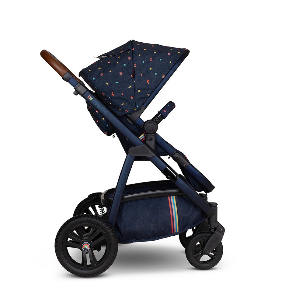 image 1 of Cosatto Wow 3 Pram and Pushchair Carrycot and Reversible Seat, All Terrain Travel System
