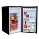 image 1 of SIA Freestanding Black Under Counter Fridge with Ice Box - LFIBL/E
