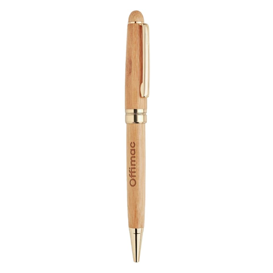 image 1 of MidOcean Etna Twist Bamboo Pen - Wood - One Size