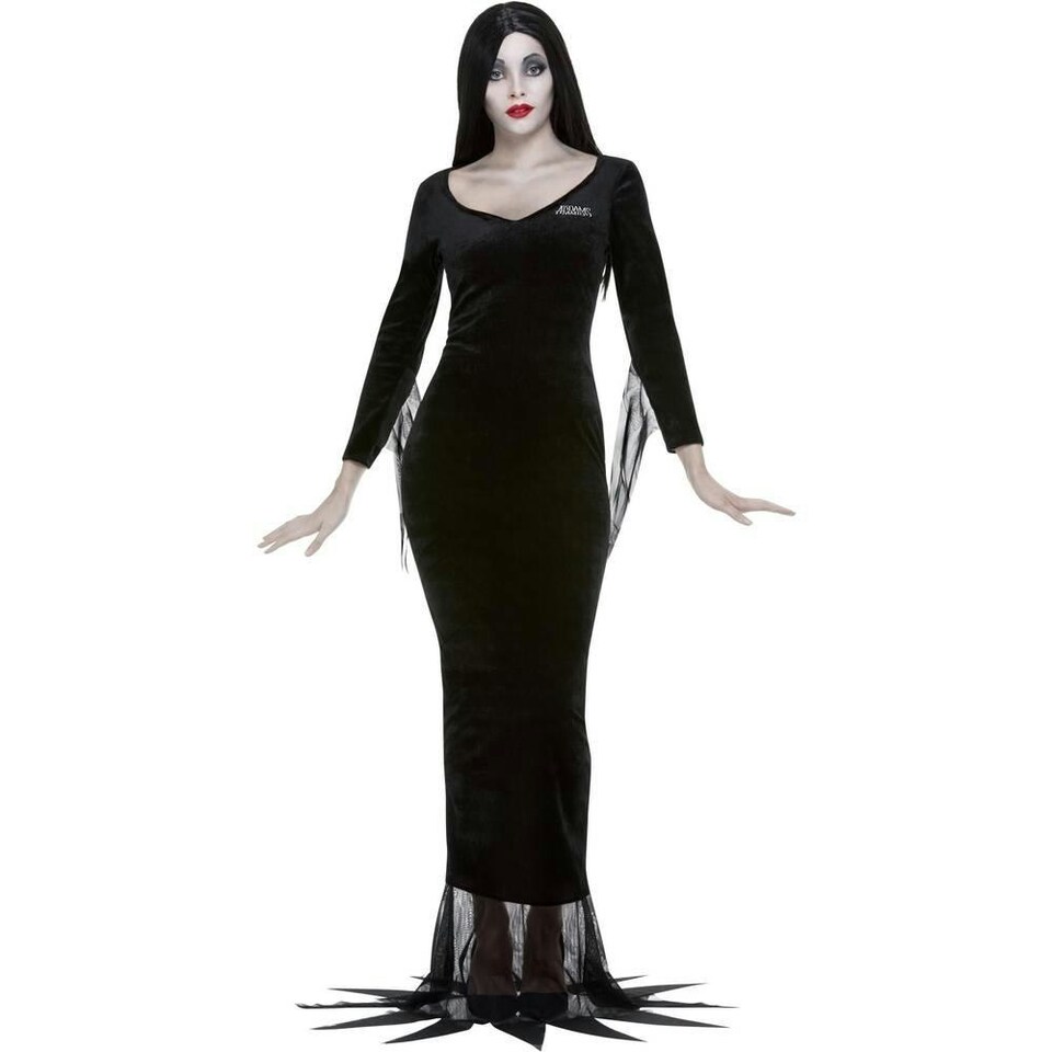 image 1 of The Addams Family Womens/Ladies Morticia Addams Costume Set - Black - M M