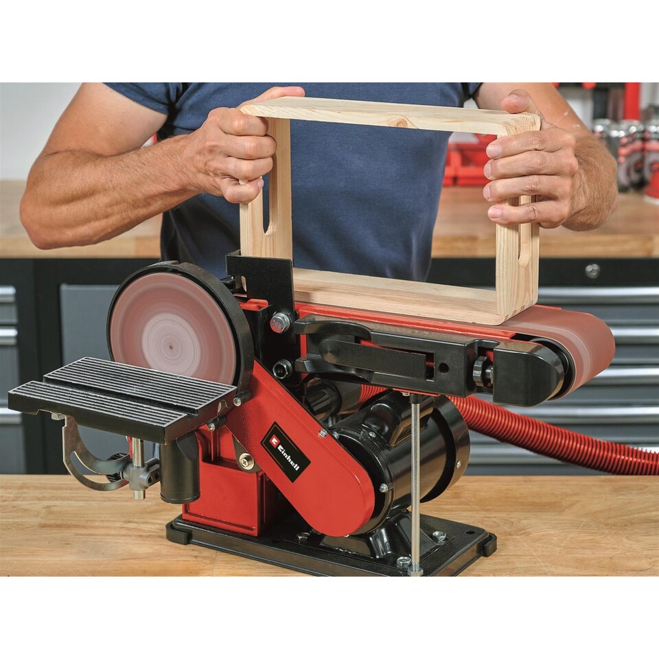 image 1 of Einhell Tc-us 380 Stationary Belt-disc Sander 380w 240v | Multi | Multi Colour | 1