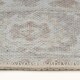 image 4 of KUKOON Neutral Beige Medallion Non Slip Washable Low Pile Rug 160cm x 230cm Cream