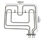 image 3 of SPARES2GO Heating Element for Leisure AL60CRC AL60CRK AL60INK CLA60CEC CLA60CEK Oven Grill (2200w, 230v)