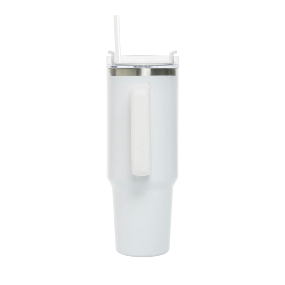 image 1 of XD Collection Peakflow Recycled Stainless Steel 1200ml Tumbler - White - One Size