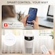 image 3 of HOMCOM Tower Fan with WiFi Control 116 cm | White | White | 31.5 x 31.5 x 116 cm