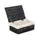 image 1 of 36cm Empty Willow Wicker Picnic Basket with Lining | White | White | One Size